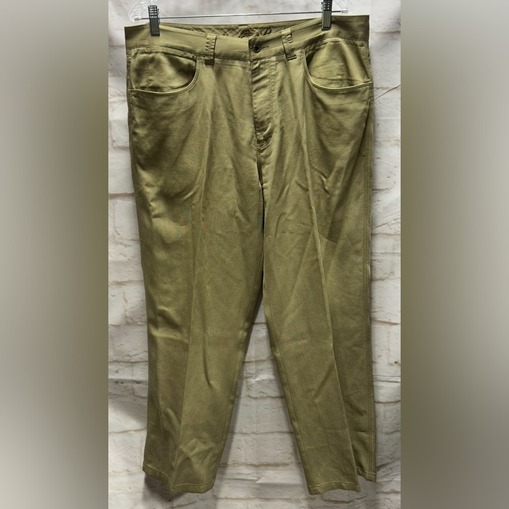 Tommy Bahama Pants Men's 36 Khaki Beige Soft Tencel Cotton Blend